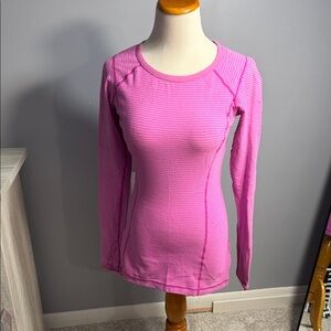 lululemon athletica Pink Long Sleeve Top